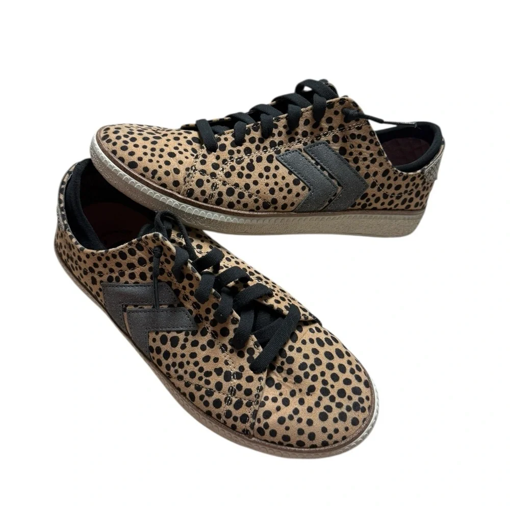Dr. Scholl's Women's Leopard Print Sweet Kicks Oxford Comfy Sneakers Size 8